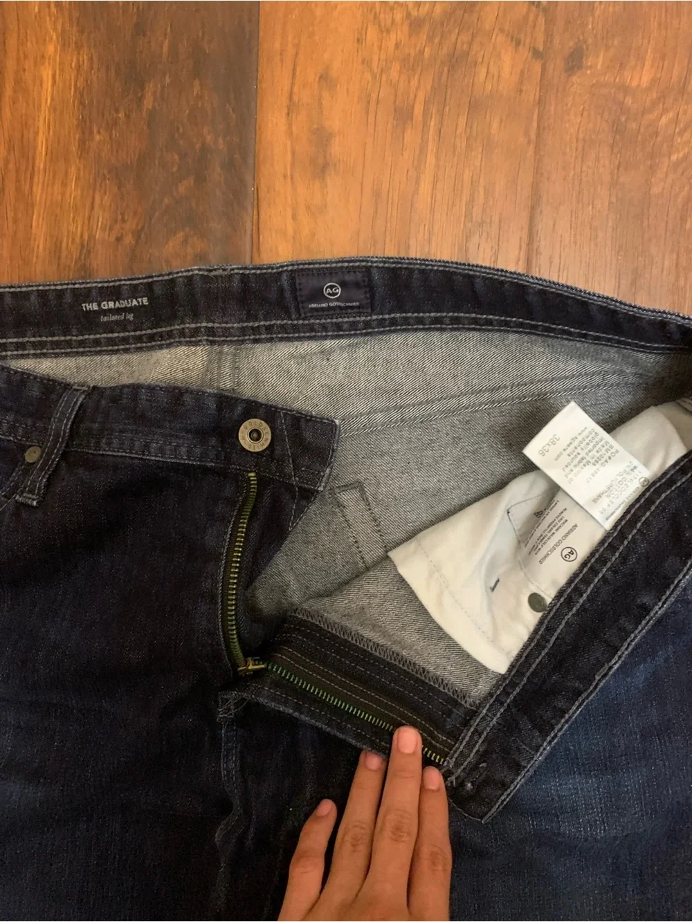 Ag Adriano Goldschmied Men's Indigo Straight Jeans